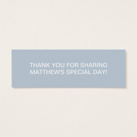 ブルークロスホーリーコミューニオンメッセージカード (裏面)