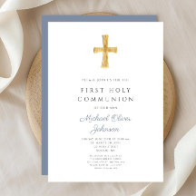 ブルークロス宗教少年ファースト聖餐式