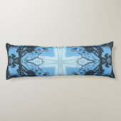 ブルークロス自然パターン抱き枕 ボディピロー (裏面)