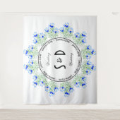 ブルークロッカス大結婚景の背景 タペストリー (正面)