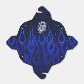 ブルークロムライクドラゴンカーボンファイバースタイル フェイバーボックス (折り畳みなし)