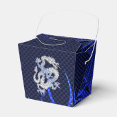 ブルークロムライクドラゴンカーボンファイバースタイル フェイバーボックス (正面サイド)