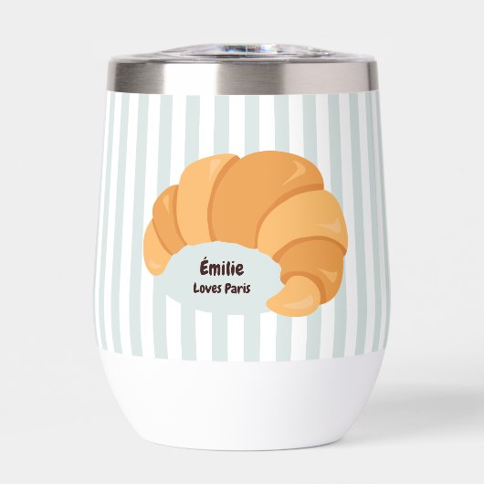 ブルークロワッサンウォーターボトル (正面)