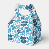 ブルークローバーシャムロックパターンセントパトリックの日 フェイバーボックス (裏面サイド)