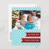 ブルークローバーフォトホリデー シーズンポストカード (正面/裏面)