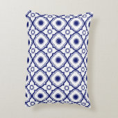 ブルークローバー化粧枕 アクセントクッション (裏面(縦))