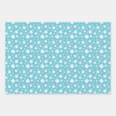 ブルークローバー&レインボーラッキーワンファースト誕生日 ラッピングペーパーシート (正面2)