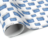ブルークーラーズラッピング紙 ラッピングペーパー (ロールコーナー)