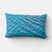 ブルークールウォーター装飾用クッションホームデコール ランバークッション (裏面)