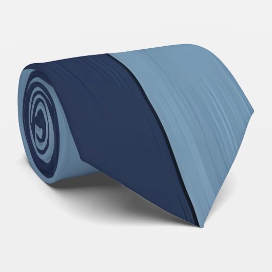 ブルークールデニムプリントネックタイ ネクタイ (ロール)