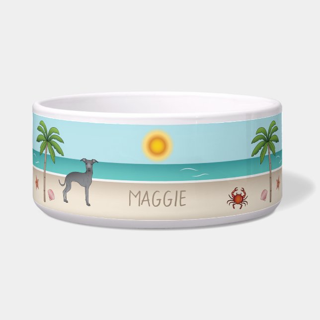 ブルーグイタリアンレイハウンドアットトロピカルサマービーチ ボウル (正面)