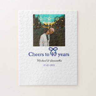 ブルーグボウ応援40周年結婚の ジグソーパズル