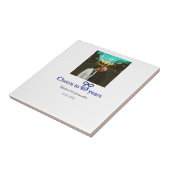 ブルーグボウ応援40周年結婚の タイル (側面)