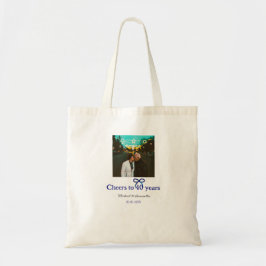 ブルーグボウ応援40周年結婚の トートバッグ