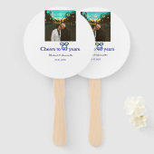 ブルーグボウ応援40周年結婚の ハンドファン (正面&裏面)