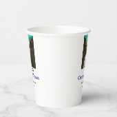 ブルーグボウ応援40周年結婚の 紙コップ (左)