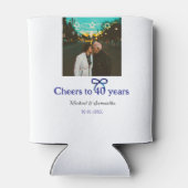 ブルーグボウ応援40周年結婚の 缶クーラー (裏面)