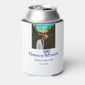 ブルーグボウ応援40周年結婚の 缶クーラー (缶裏面)