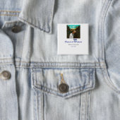 ブルーグボウ応援40周年結婚の 缶バッジ (インサイチュ)