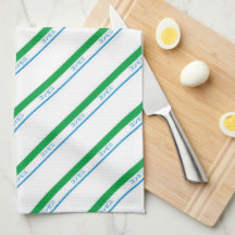 ブルーグミニマルリーンミディアムストライプ文字