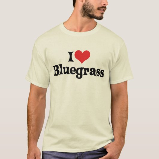 ブルーグラスが大好きTシャツ Tシャツ (正面)