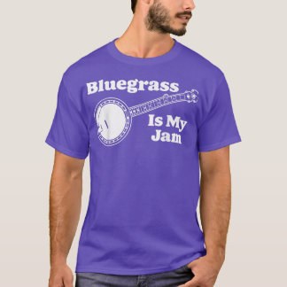 ブルーグラスは私のジャム!バンホおもしろいー音楽ヴィンテージグラ Tシャツ