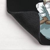 ブルーグラスバンジョカントリー音楽バンジョギフトカウボーイ マウスパッド (コーナー)