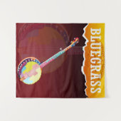 ブルーグラスバンジョー タペストリー (正面(横))