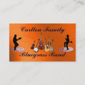 ブルーグラスバンド名刺 名刺 (裏面)