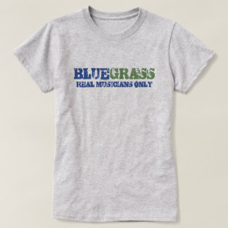 ブルーグラスミュージック実在ミュージシャン専用ラフ文字 Tシャツ