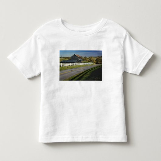 ブルーグラス地域の田舎道 2 トドラーTシャツ (正面)