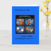 ブルーグラス用挨拶カード カード (黄色い花)