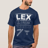 ブルーグラス空港 LEX Tシャツ (正面)