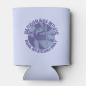 ブルーグラス音楽実在ミュージシャンのみブループレイヤー 缶クーラー (裏面)