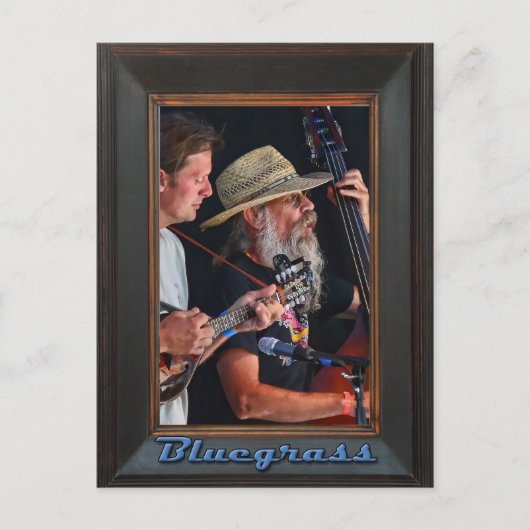 ブルーグラス ポストカード (正面)