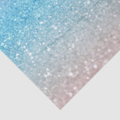 ブルーグラデーションピンクピーチグリッターすべての行事 薄葉紙 (詳細)