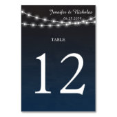ブルーグラデーションnライツウェディングレセプションテーブル番号 テーブルナンバー (裏面)