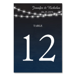 ブルーグラデーションnライツウェディングレセプションテーブル番号 テーブルナンバー