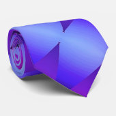 ブルーグラフィックプリントネックタイ ネクタイ (ロール)
