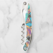 ブルーグラフィティデザインコルスクリュ ソムリエナイフ (正面)