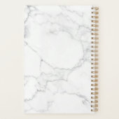 ブルーグラムグリッターヘアサロンプランナー プランナー手帳 (裏面)