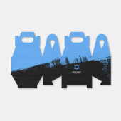 ブルーグランジブラックバー（ユダヤ教の）バル・ミツバーパーソナライズされた フェイバーボックス (折り畳みなし)