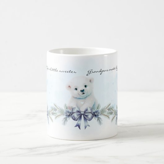 ブルーグランパスが人生をより甘く妊娠を明らかにする コーヒーマグカップ (中央)