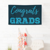 ブルーグリッターおめでとうズGrads 横断幕 (インサイチュ)