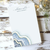 ブルーグリッターアゲートジオデラックスビジネス ポストイット