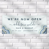 ブルーグリッターアゲートジオデラックスビジネス 横断幕