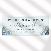 ブルーグリッターアゲートジオデラックスビジネス 横断幕