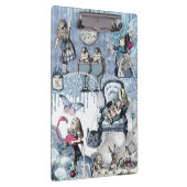 ブルーグリッターアリスインワンダーランド クリップボード (右)