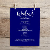 ブルーグリッターウィークエンドバチェロレッテ招待状