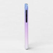 ブルーグリッターオンブレグラムスパークルズ名 Case-Mate iPhoneケース (裏面/左)